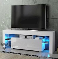 Centro de Entretenimiento para TV con Luces LED